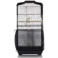 ASOCEA Jaula de pájaros con malla para jaula de loro- cubierta universal para jaula de pájaros- protección de red de…